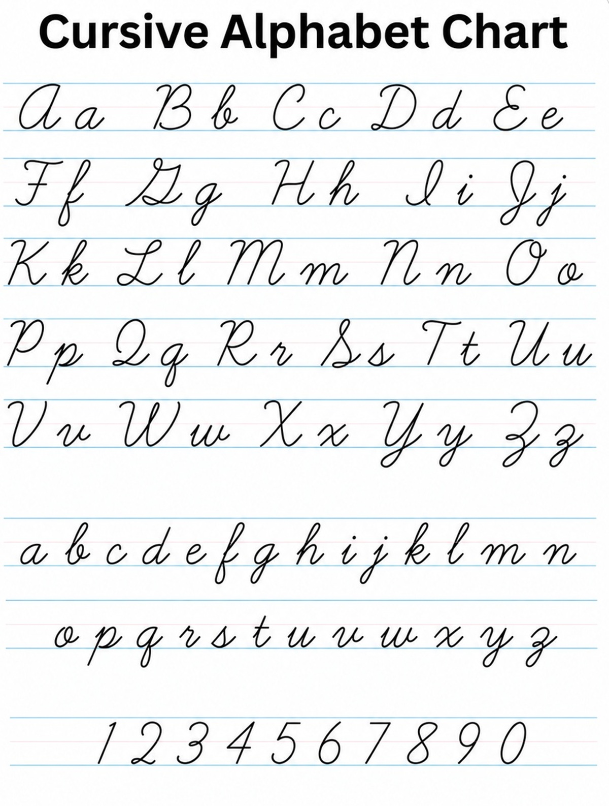 cursive alphabet