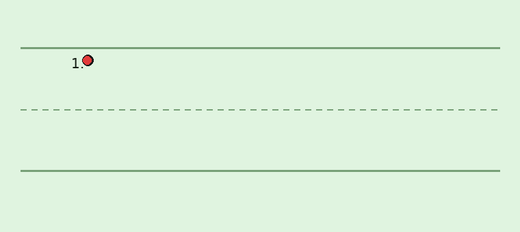 Animation showing how to write a cursive capital W and lowercase w with stroke order